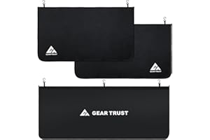 GEARTRUST Dicke Kotflügelschoner 3 Stück Magnetisch Kotflügelschoner Matratze rutschfest Werkstatt Matte Autoreparatur Kotflügel Schutzblech für Schutz mit Haken kfz Werkstatt Ausstattung Auto (Groß)