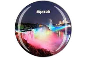 WEDARE MAGNET SOUVENIR Canadá 3D Niagara Falls Imán de nevera recuerdo de cristal de cristal imán de viaje colección de recuerdos regalo decoración del hogar de la cocina