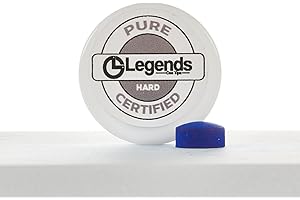 LEGENDS CUE SPORTS Legends Rory McLeod Snooker Cue Tips (10mm)- Certified Pig & Alcohol Free Pool Cue Tips Crafted with Blue Cue Chalk Powder for Optimum Ball Control- Snooker Cue Tip Endorsed by Legends