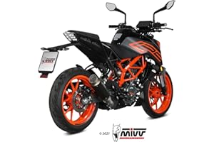 Scarico Mivv SLIP-ON GPpro BLACK Compatibile con KTM 125 DUKE 2021 > Euro5