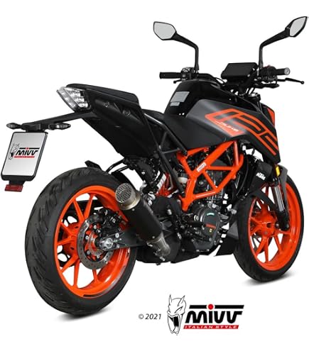 Ligne Complète Racing Mivv Sans Catalyseur Pour Yamaha X-Max 125 2021-2022 - Acier Noir - Made In Italy