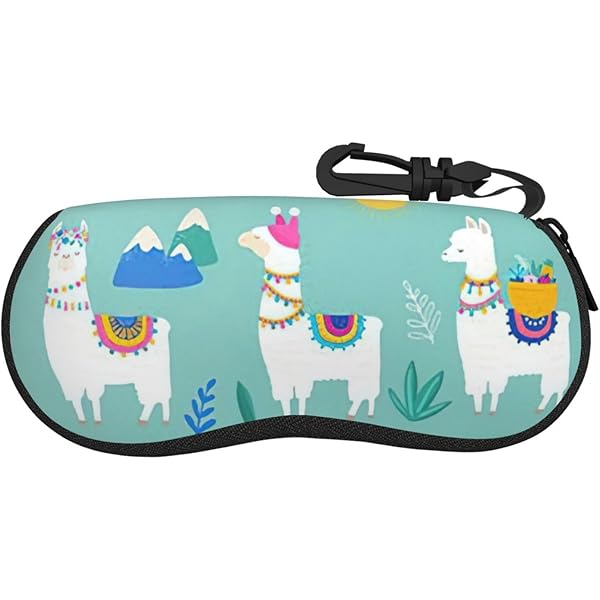 Yardenfun Brillenetui Für Kinder - PU Leder Rosa Mit Griff Cartoon Design