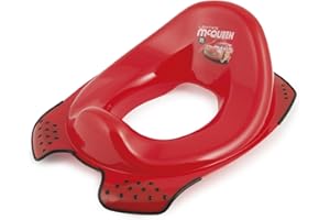 PLASTOREX keeeper Cars Kinder-Toilettensitz, Ab ca. 18 Monate bis ca. 4 Jahre, Anti-Rutsch-Funktion, Ewa, Rot
