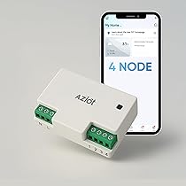 AZIOT 8 Node WiFi Smart Switch | Bluetooth Backup | Fits in 6