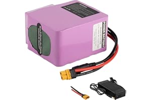 UURRPP Batterie de vélo électrique 36V Batterie Li-ION 7Ah10Ah12Ah14Ah18Ah20Ah avec Chargeur 42V 200W-1200W 250W 300W 400W 500W 800W 1000w Peut être utilisé pour Scooter, etc
