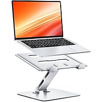 Glangeh Supporto Laptop In Alluminio - Stand Regolabile Ergonomico Per PC 10-16 Pollici - Foto 4