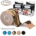 Produktbild Kinesiologie Tapes Pro Tapeverband perfect Muskel Unterstützung Tape für Bewegung Athletischer Sport Verletzungen Erholung 5cm X 5m Elastic Kinesio verfügbar für ALLE Sport - 2 Pack Green Camo