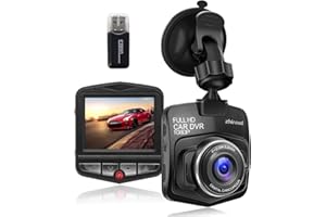 ADINAS Dash Cam 1080P Full HD Car Dashcam 2.7 inch WDR, 170° Wide Angle, G-Sensor, Loop Recording, G-Sensor, 24H Parking Monitor