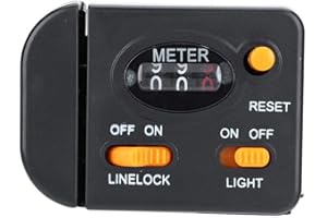 FOXCUP Linie Angeln Zähler, Ailao Trolling Elektronische Angelschnur Zähler Meeresrolle Digital Display, schwarz