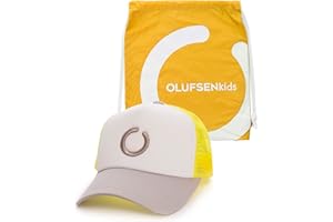 OLUFSENkids- Gorra UPF50+ para Niñas, Niños y Adolescentes - Visera Infantil con Máxima Protección Solar contra los Rayos UV Ultravioleta -Con Bolsa a Juego - Cómoda y Ajustable - Con Banda Anti-Sudor