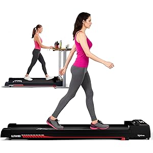 Lifelong Walking Pad Treadmill | 3 HP Brushless Motor | 2-Level Manual Incline | LED Display | Foldable Design | Remote Control | 110 Kg Capacity | 8 Km/h Speed | Home Fitness Walking Machine LLTM183