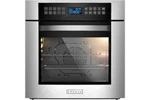 Empava 72L Electric Built In Single Oven - Stainless Steel with Fan and Grill