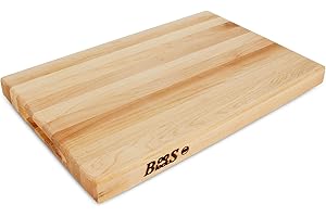 JOHN BOOS Boos Block Pro Chef Series - Tagliere in Legno Di Acero Duro Nordamericano - Tagliere Da Cucina Professionale, Tagliere Antibatterico, rozmiar XXL, 46 x 31 x 4 cm