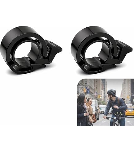 Campanello per bicicletta, scooter M-Wave Bella Design Nero