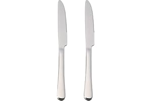 ETREXONLINE 2 couteaux de table en acier inoxydable 22,5 x 2,05 cm