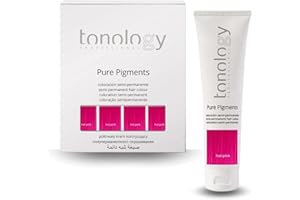 Tonology Pure Pigment Hot Pink | Tinte Semipermanente sin Amoniaco, Tinte Fantasía, Mascarilla, Aporta Nutrición y Brillo, Rosa Oscuro - 100ml
