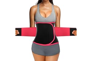 ATERCEL Waist Trainer, Adjustable Belly Belt for Fitness, Sauna Sweat Belt for Women and Man