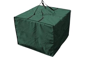 MAGENT Sac De Rangement pour Coussin Salon De Jardin, Housse De Protection Multifonctionnelle Extérieure Imperméable avec Poignée De Transport, 80x80x60cm
