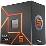 Amd Ryzen 7 7600 Procesor, Czarny/Pomarańczowy, 6 rdzeni