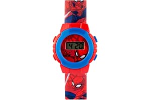 Coriex Relojes para niños: modernos relojes digitales para niños: elegantes y prácticos para jóvenes creadores de tendencias. Hora y fecha en diferentes diseños, Spiderman, Correa