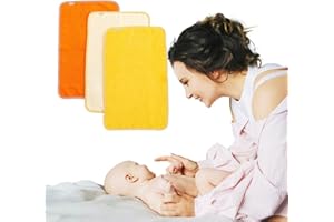 BUGALIN Toallas de Guardería con Colgador - Pack de 3| Toalla Pequeña de Mano para Colgar Bidet- Algodón Suave y Absorbente | Toallas Infantil, Colegio y Baño | Secado Rápido - Culito y Cara bebé (Daisy)