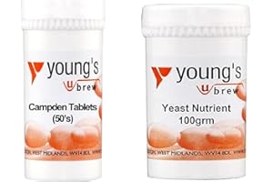 ODN GIFT SUPPLIES Young's Campden Tablets & Yeast Nutrient 2 Pack | Perfect for Homemade Wine and Cider Making | 50pk Tablets, 100g Nutrient