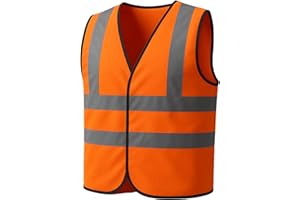 STEP AHEAD/KUEST Step Ahead Hi Vis Vest Hi Viz High Visibility Reflective Safety Vest Security Waistcoat EN20471
