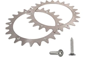 CNANRNANC Lot de 2 clous de pelouse en acier inoxydable - Amélioration de la traction - Compatible avec tous les modèles pour Worx pour Landroid S&M