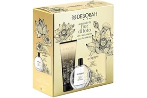 Deborah Milano - Set Regalo Donna Accordo di Fior di Loto, include Eau de Toilette 100ml e Docciaschiuma 250ml