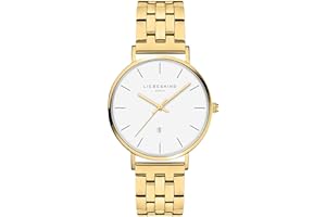 Liebeskind Damen Analog Quarz Armbanduhr mit Edelstahlarmband