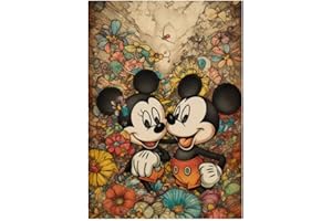 qiwuhai 5D DIY Diamond Art Painting Kit, Diamond Embroidery Paintings, Rhinestone Crystal Cross Stitch Canvas Art for Kids Adults Home Decor - Cartoon (4)