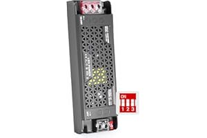 BRIMETI Transformateur LED 220V 24V 100W Alimentation Dimmable Basse Tension Driver 220V AC à 24V DC 4.1A Ultra Mince Convertisseur Transfo Constante Intérieur Transformateur pour Bande LED Lumineuse