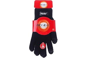ASD Accessories Mens Fleece Touch Screen Gloves Thinsulate Lined Full Finger Thermal Winter Wooly Work (Black)