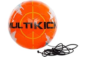 Derbystar Unisex Multikick Pro Fu Ball, arancione, grigio blu, 5 EU