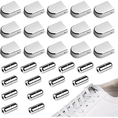 Nastro Di Fissaggio Per Scarpe (8 Pezzi) - Lacci Elastici Antistrappo, In Elastico E Pelle PU, Larghezza 2 Cm