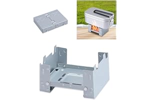 Hervidor AZWOOD Plegable de Alcohol, Quemador de Horno de Bolsillo, Hornillo Mini para Camping, Engrosado para Acampar en Solitario