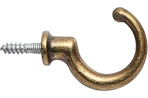 KeyMet Lot de 10 Crochets muraux Alt Messing