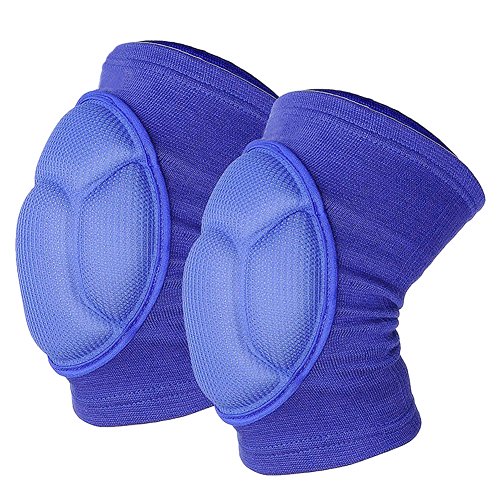 RUIXIB1 Pair Sponge Knee Support Pads Thickening Protective Anti-collision Support Sleeve Dance Kneeling Pads Outdoor Climbing Basketball Volleyball Ballet Wrestling Collision Avoidance Knee Pads