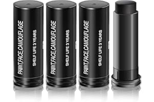 QJFHURB Eye Black Paint 3PCS Eye Black Stick Eye Black Bâtons Ensemble de Bâtons de Peinture pour Le Visage Camouflage Athlètes Rugby Football Baseball Softbal Fêtes Halloween Waterproof pour Enfant Adulte