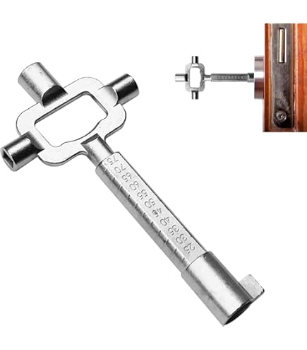 thumbnail: Multipick Universele Bouwsleutel Set – Made In Germany, Meet Ook Cilinders! Inclusief Inbussleutels & 3 Vierkante Sleutels.