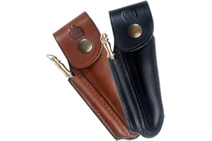 LAGUIOLE ACTIFORGE Etui pour Laguiole en Cuir formé avec Fusil à affûter