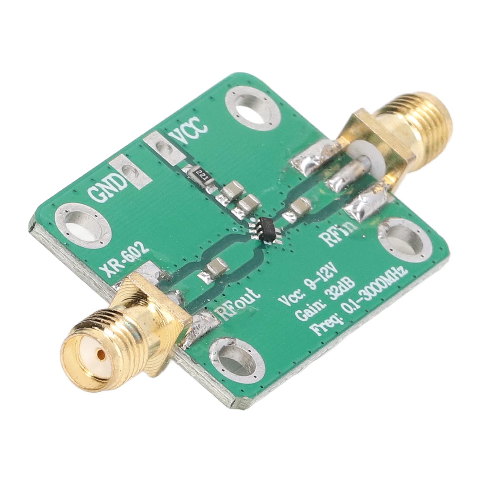 RF Amp Board, 0.1‑3000MHz RF Amplifier Module Good Current Passing Microwave for FM TV
