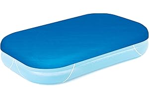 Bestway | Rectangle Pool Cover for Inflatable Family Pools, 2.62m x 1.75m, Blue