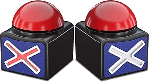 Spiel Antwort Summer - 4 Buzzer Mit Verschiedenen Tönen | Für Quiz-Spiele & Unterricht