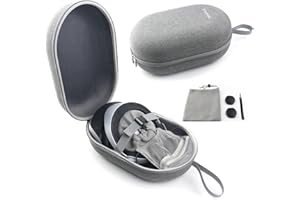 BAOMAEYEA Étui de protection VR pour PSVR2, casque de jeu et manette de voyage pour PS VR 2 Boîte de rangement rigide (gris)