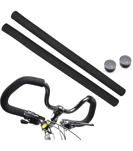 Fahrradlenker-Schaumstoffgriffe, Schaumstoff-Gummi-Lenkerabdeckungen für Mountainbike, Rennrad, wasserdicht, rutschfest, 130 mm