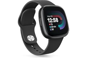 Oumida Armband für Fitbit Versa 3/4 und Sense/Sense 2 - Silikon Sportarmband Ersatz Uhrenarmband für Damen und Herren