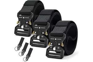 DOOPAI Tactical Belts for Men Military With Heavy Duty Quick Release Buckle 28-42 Waist Adjustable Belts for Men