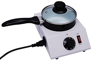 Bazargame Derretidor de chocolate eléctrico DIY chocolate derretidor caramelos crisol temperador para sobrecubiertas, chocolate crisol herramienta de cocina