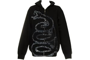 RIPLEYS CLOTHING Official METALLICA Hoody/Hoodie BURNISHED Album Black ZIP L